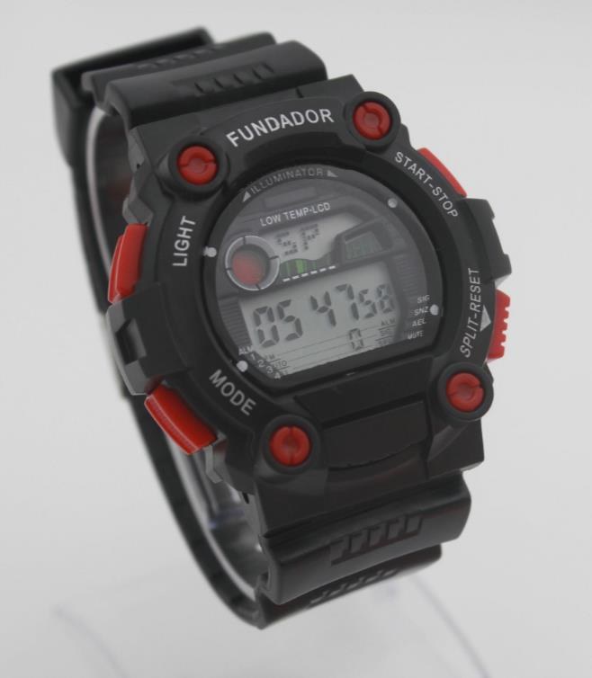 Branded digital sports watch
