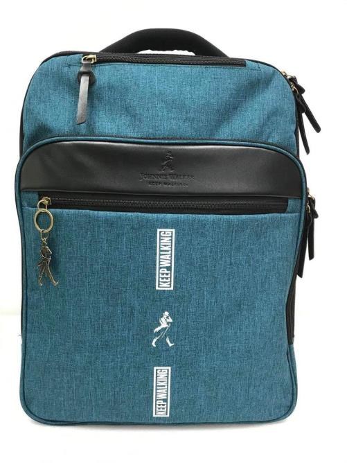 Teal insulated cooler bag with zip compartments